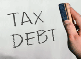 tax debt and wage garnishment